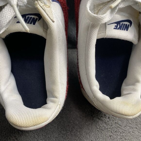 Nike Classic Cortez Premium White Red Crush Chenille Swoosh Women's 8 Circa 2018 - Picture 5 of 8